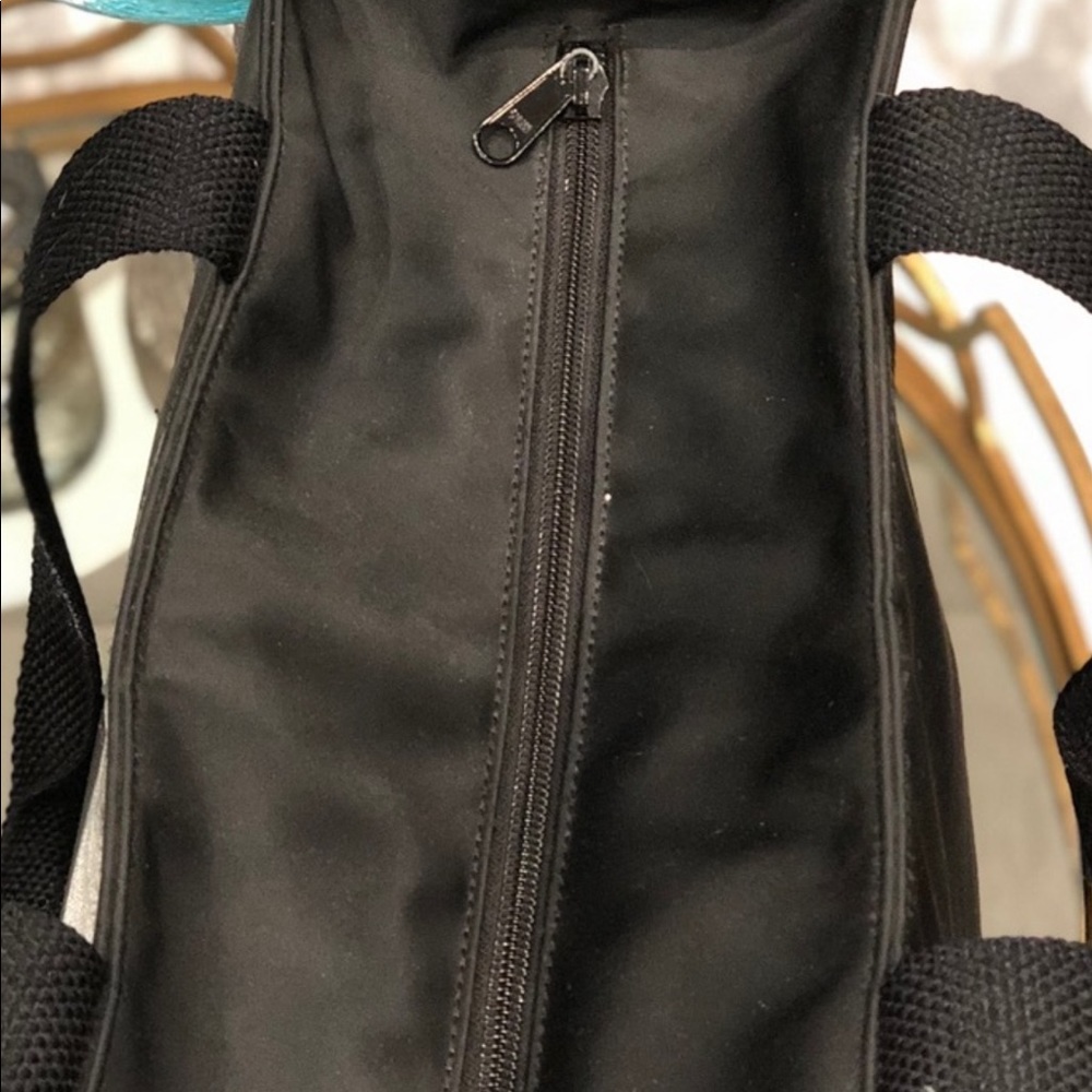 Vintage Kate Spade Canvas Medium Black Nylon Tote - Picture 3 of 8